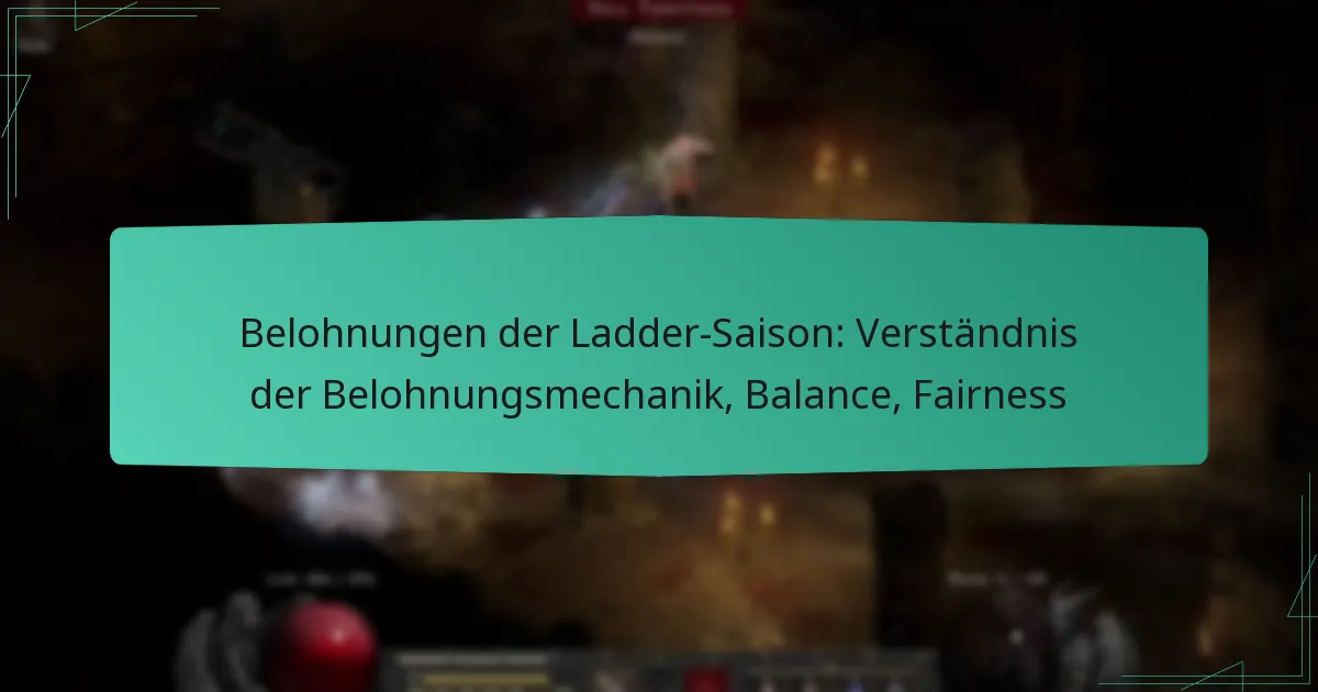 Belohnungen der Ladder-Saison: Verständnis der Belohnungsmechanik, Balance, Fairness